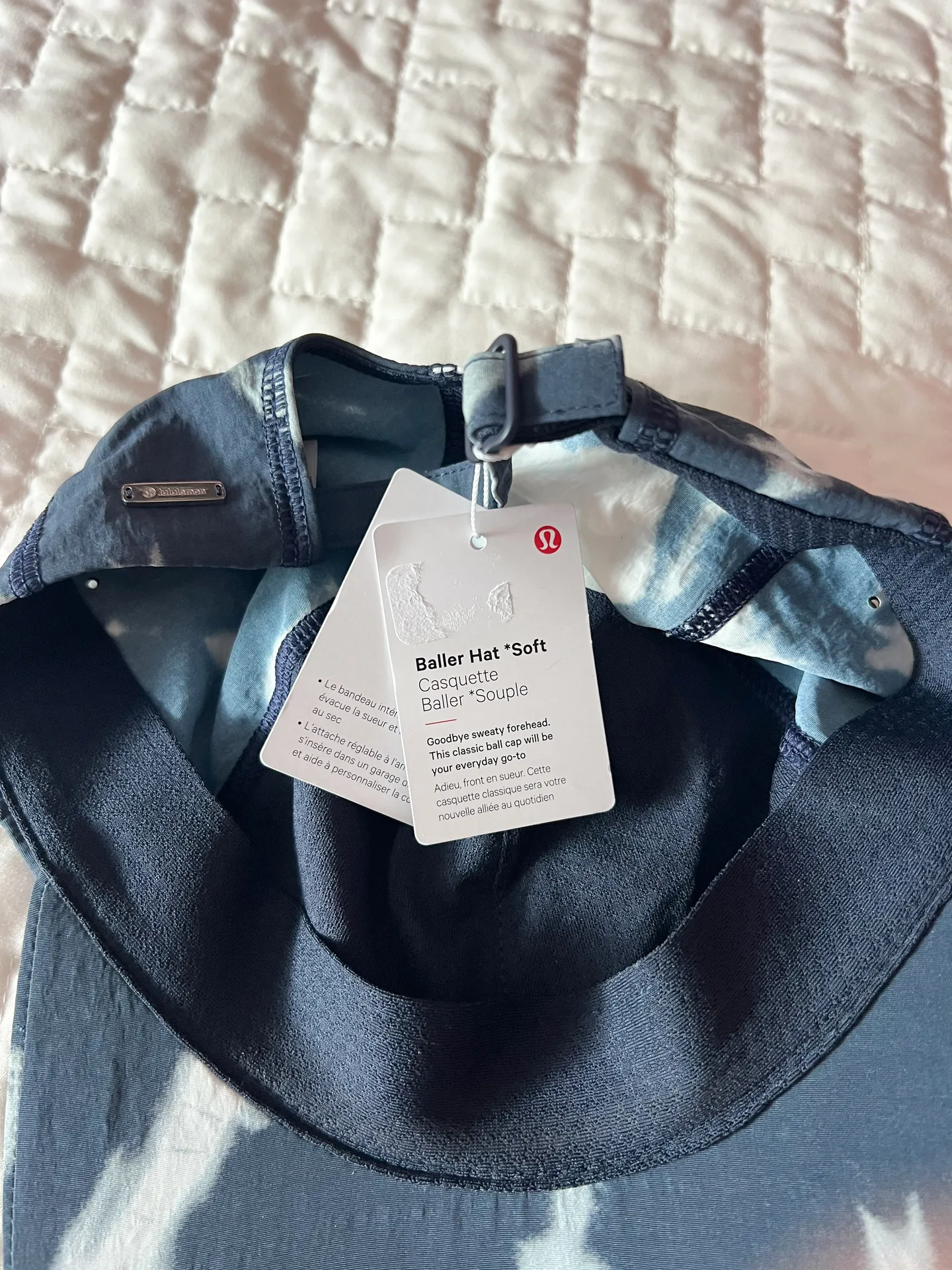 Athletica Indigo Ice Print Blue Multi Baller Hat Soft - Image 4