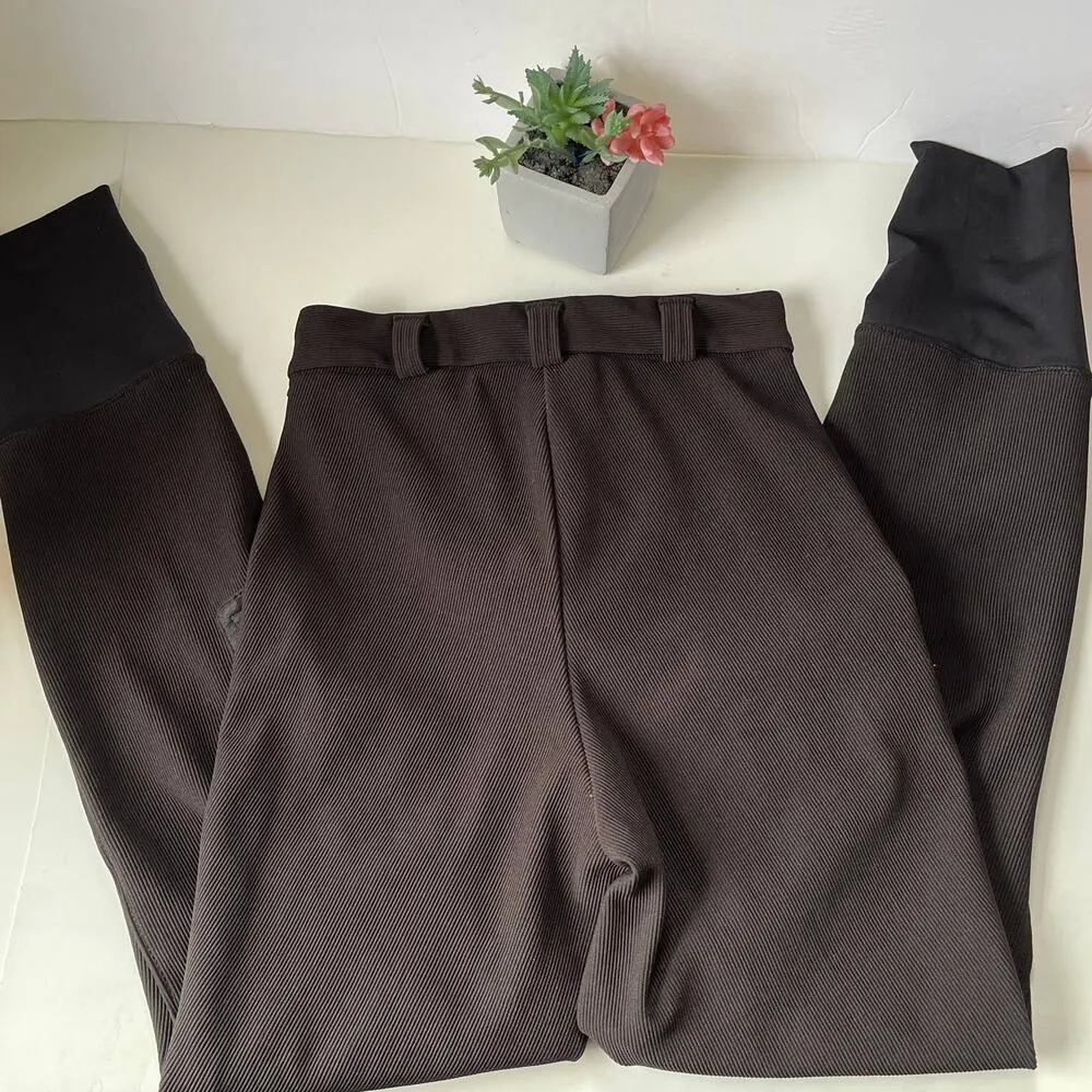 Tuffrider Equestrian Riding Womens Pants Sz 28 Breeches Ribbed Knee Patch Horse - Image 14