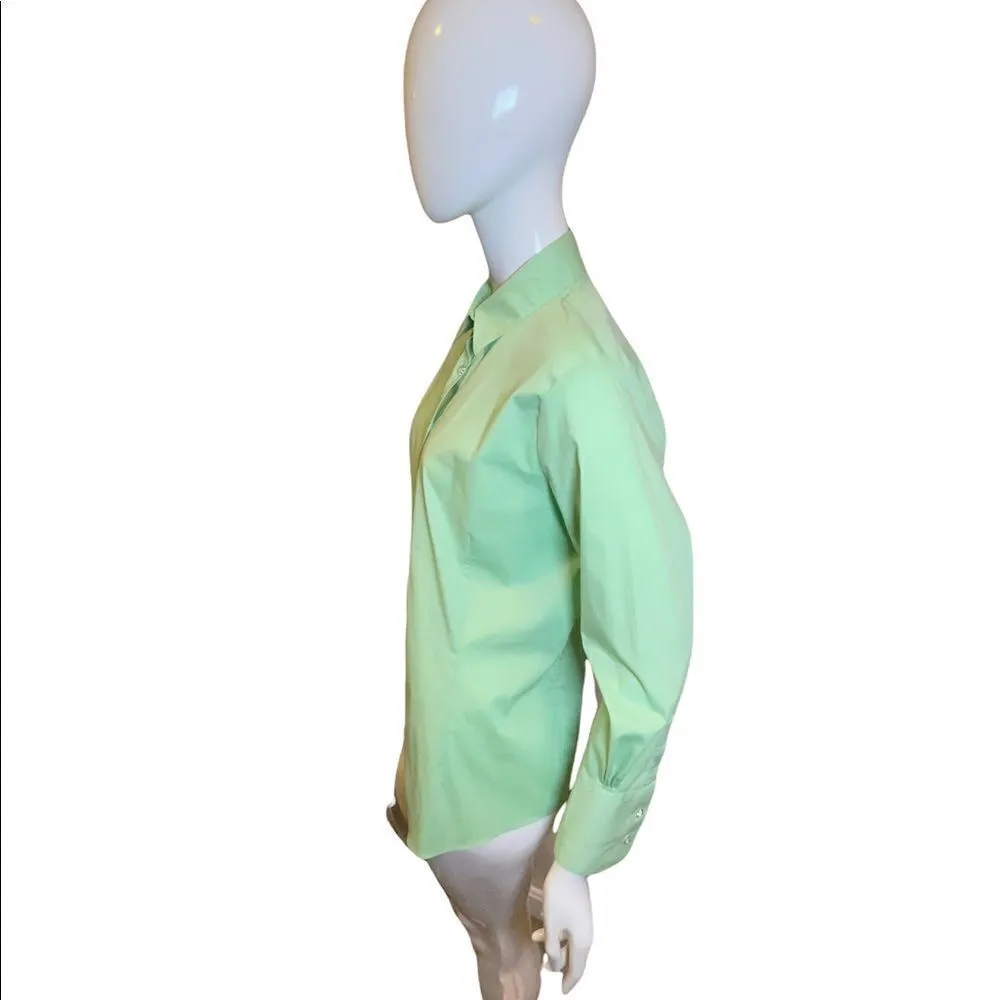 Brooks Brothers Classic Fitted Button Down Oxford Shirt Mint Green Size … - Image 4