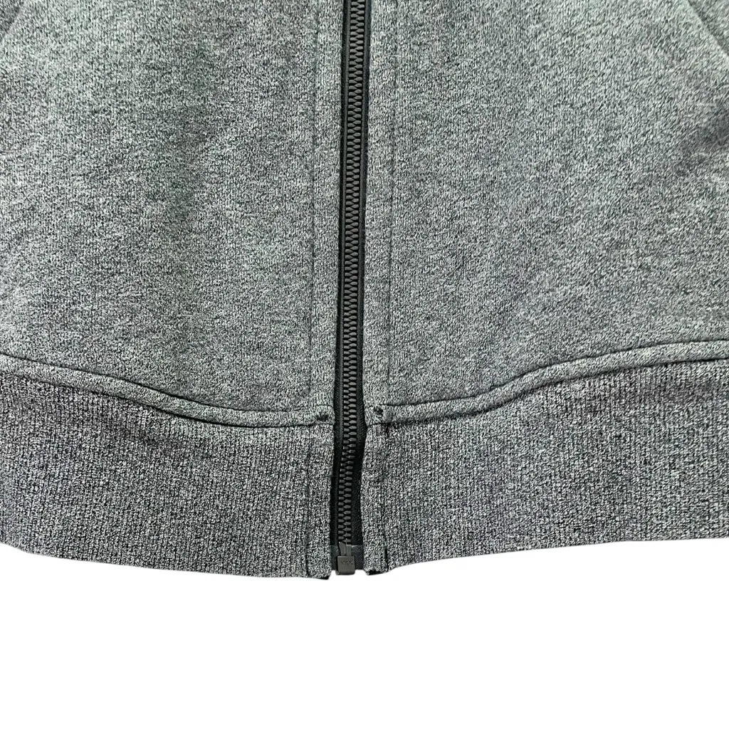 Lululemon Scuba Hoodie Light Cotton Fleece Heathered Speckled Black Gray Size 8 - Image 8