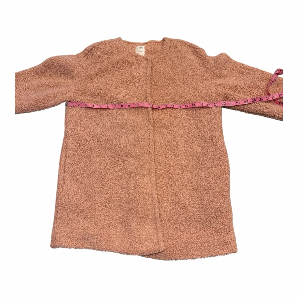 Lauren Conrad Sherpa Teddy Coat Jacket Blush Pink Size Small - Image 3