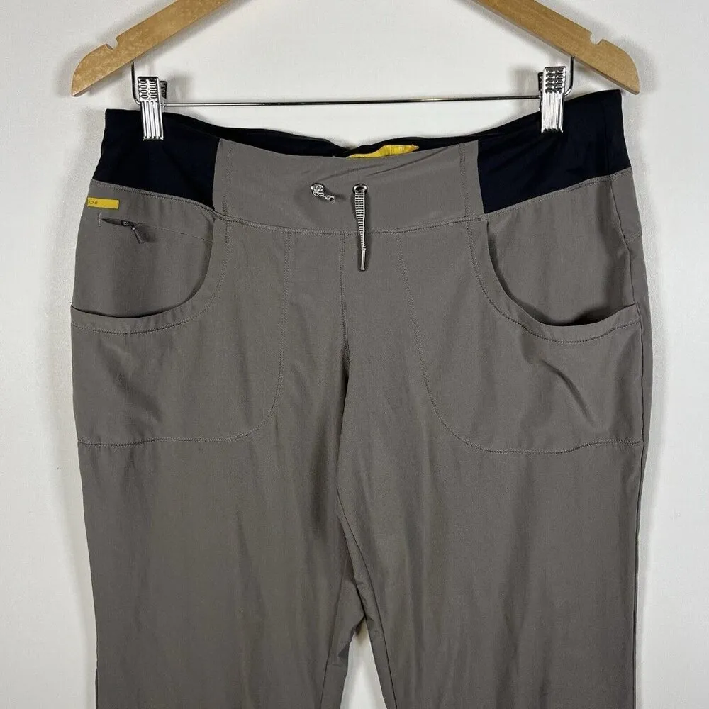 Lole women’s size Medium‎ gray and black activewear drawstring pants sustainable - Image 3