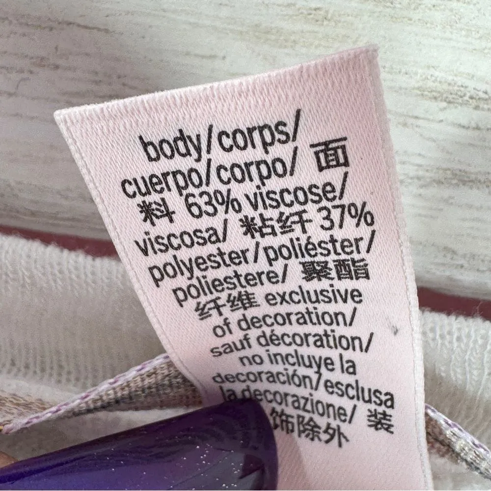 Victoria’s‎ Secret Bombshell Burnout Slub Knit Long Sleeve Tee Shirt White Small - Image 12