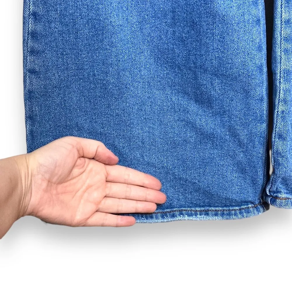 Almost Famous 90’s Flare jeans blue distressed stretch Y2K - Image 7