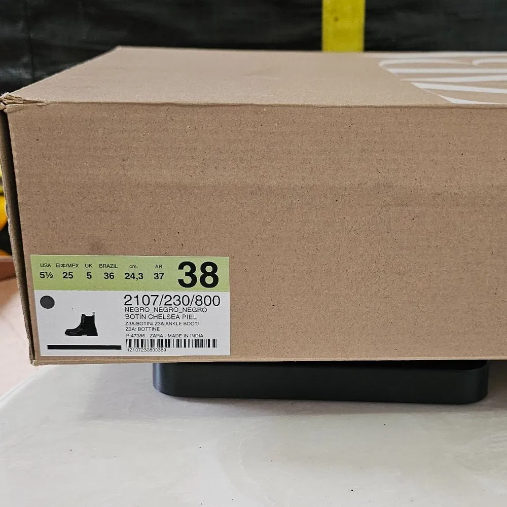 Botin Chelsea Piel 2107/230   Black   Women's Size 5 1/2 EU 38 - Image 8