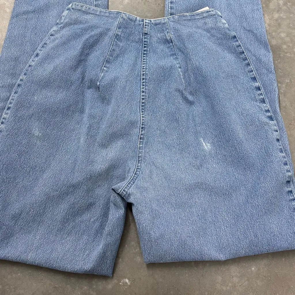 Vanilla High Waisted Mom Jeans Womens 26 Light Blue 90s Vintage - Image 8