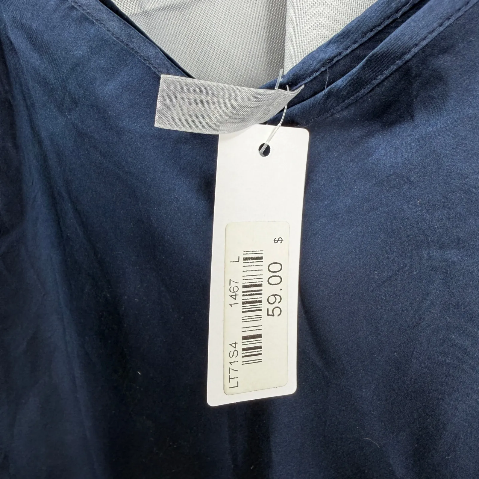 Intimissimi Blue Satin Camisole Top Size Large NWT Silky Nightwear Tank - Image 4