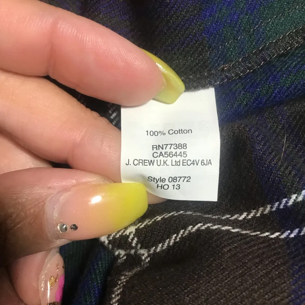 Madewell Ex-Boyfriend Flannel Button Down Shirt XS - Image 6