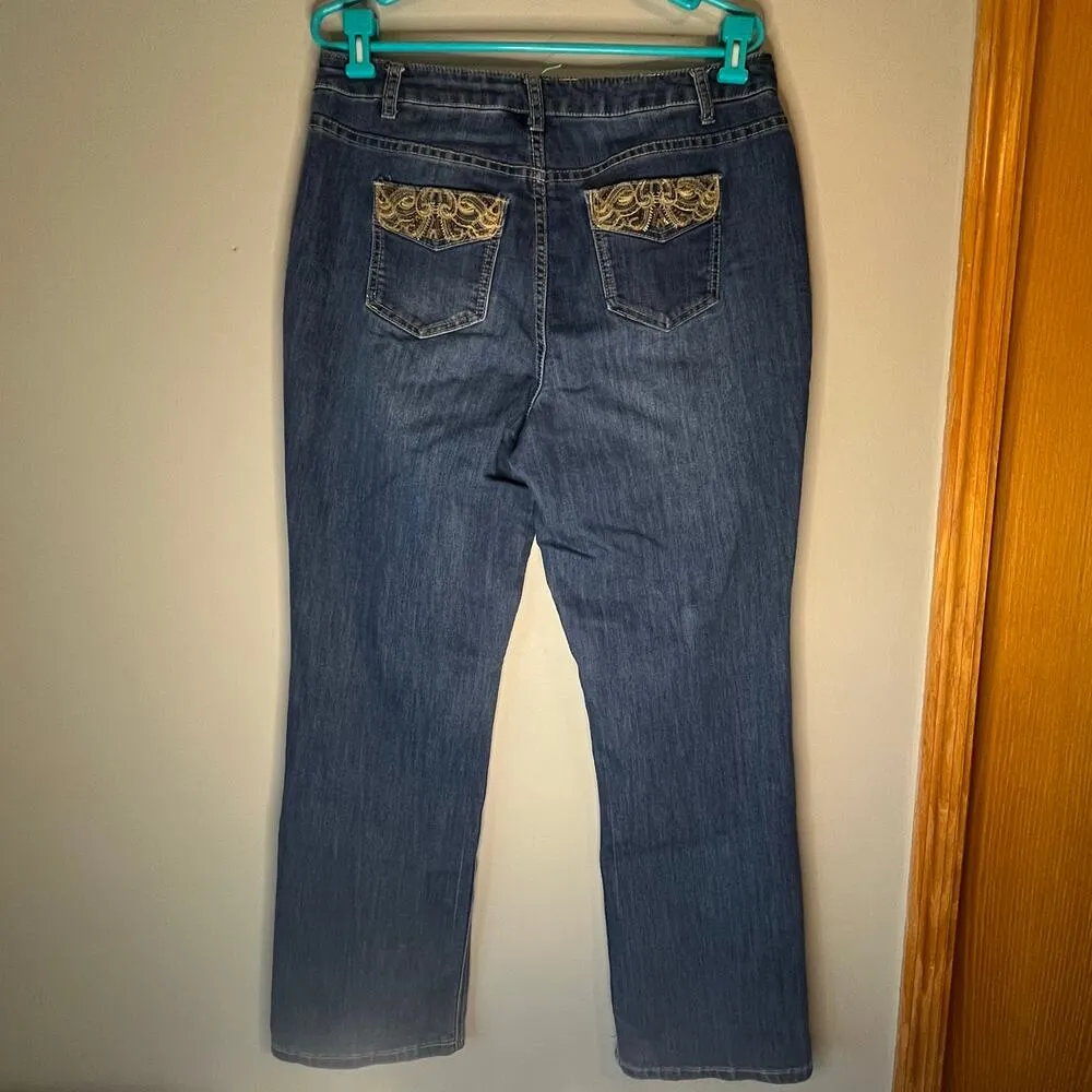 Christopher & Banks Bootcut Jeans Size 12 - Image 8