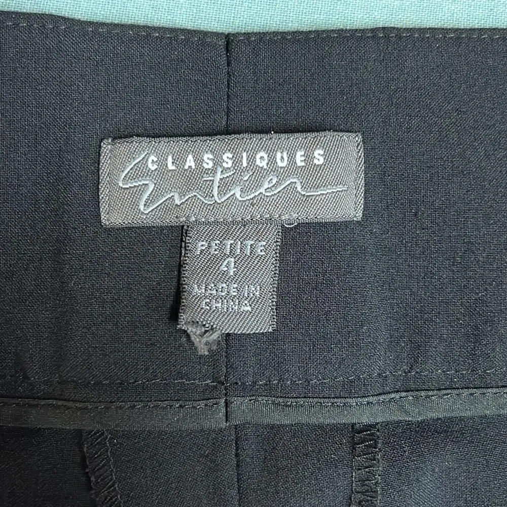 Classiques Entier Cropped Dress Pant with Button Detail Cuffs - Image 8