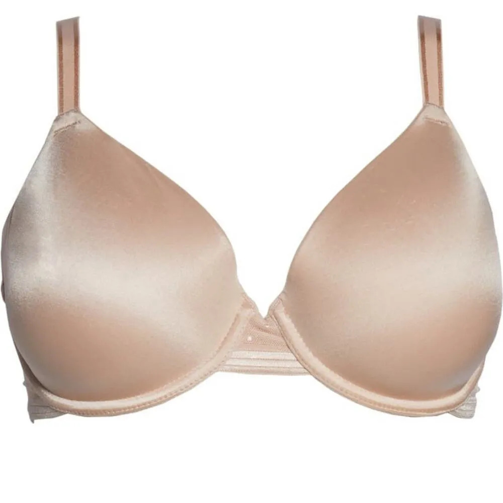 Wacoal Underwire T-Shirt Bra sz 32DD Beige Smooth Bra Wacoal 853340 - Image 3
