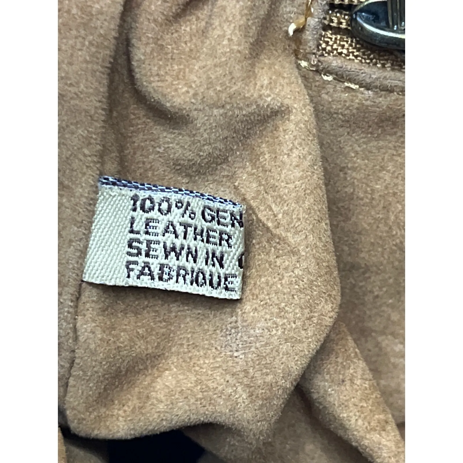 Patricia Nash Saddle Tan Leather Crossbody Bag Vintage Buckle Front Purse - Image 8