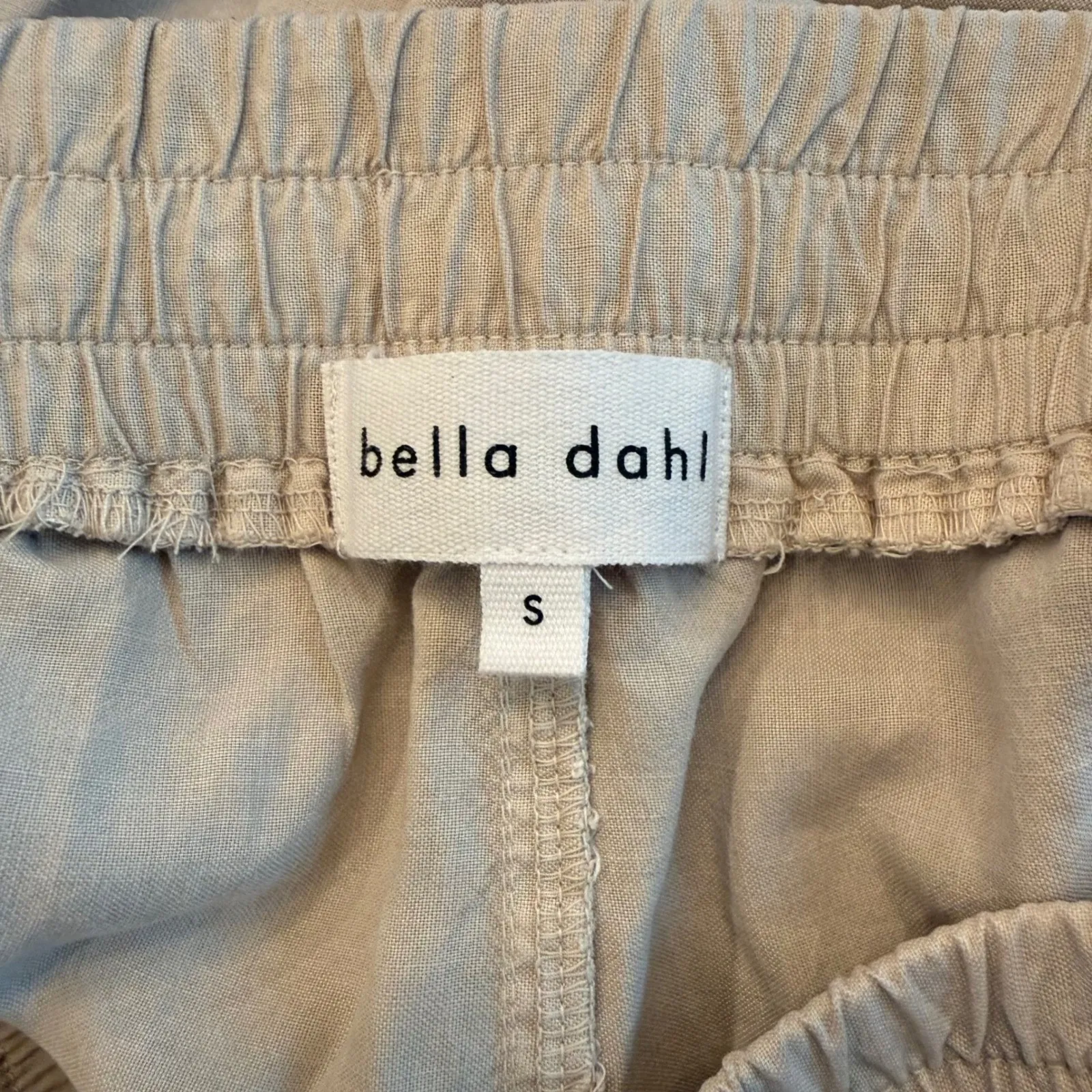 Bella Dahl NWT Tencel Joggers Cream Khaki Size Small‎ - Image 5