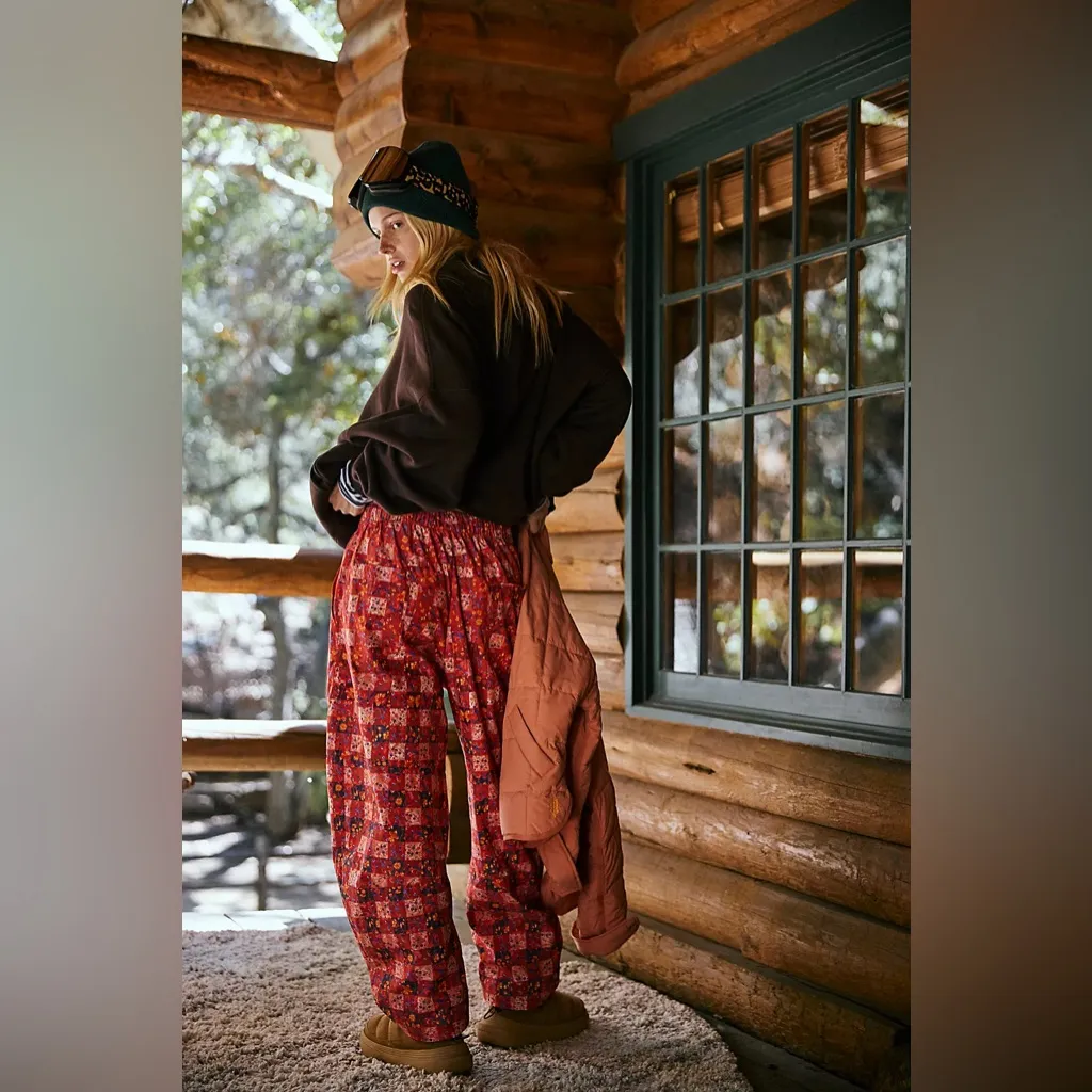 NWT Free People Movement Game Day Printed Pants - Image 3