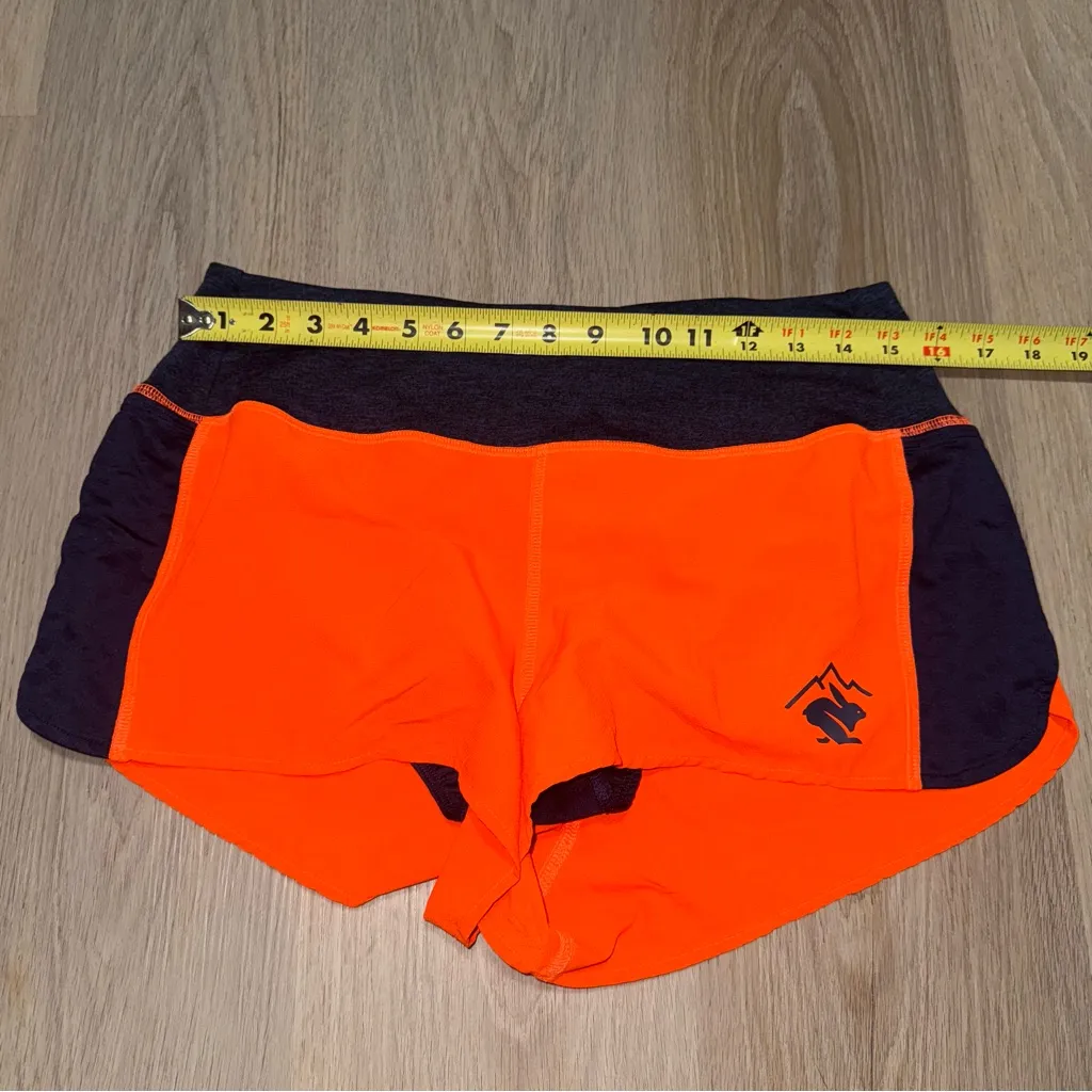Rabbit Orange & Blue Running Shorts - Image 5