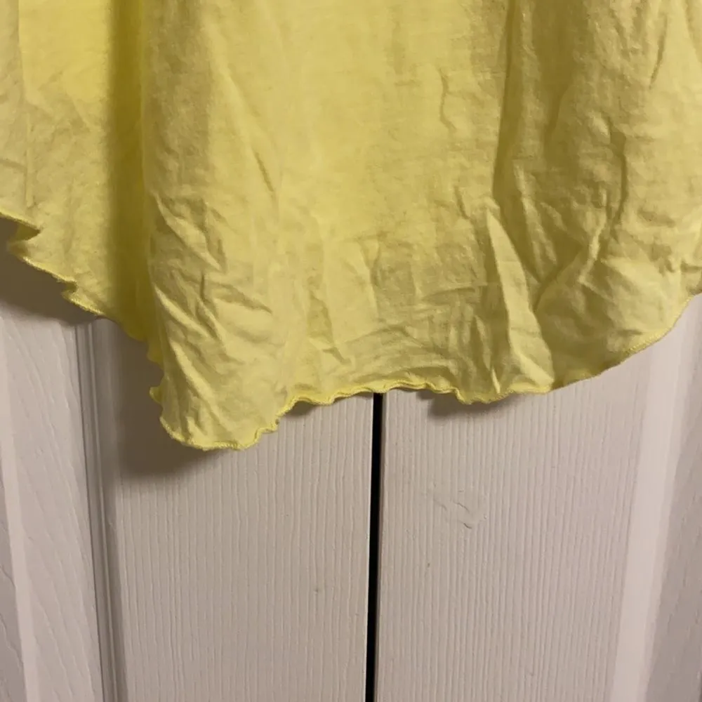 Chaser Bright Yellow Curved Botton Tank Top - Image 7