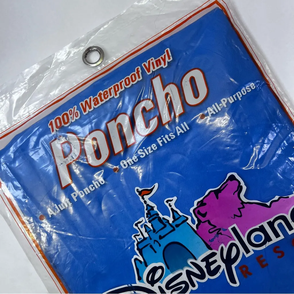 Disneyland Blue Vinyl Poncho - Image 5