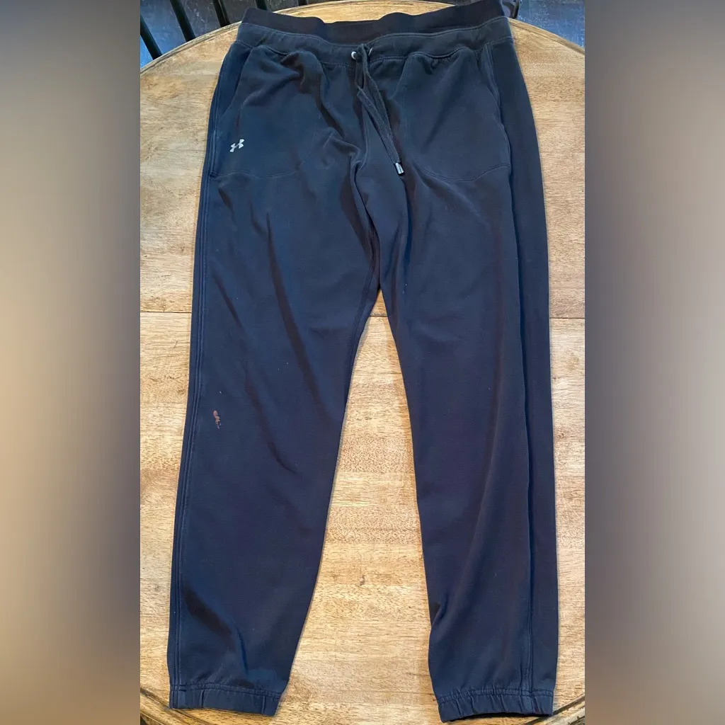 Under Armour Adult Unisex (See Pics For‎ Measurements) Black Joggers - Image 6