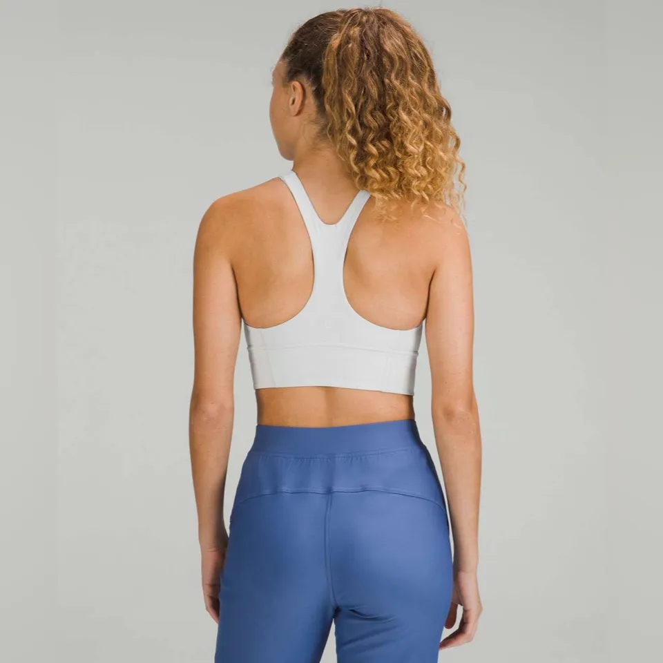 Lululemon Wunder Train Longline Bra *Medium Support, C/D Cup in Vapor W2CV2S - Image 3