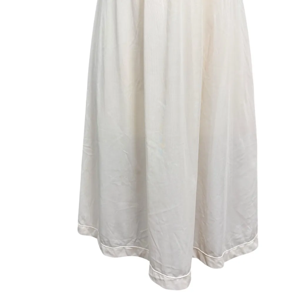 Vintage 1950s Vanity Fair White Sheer Lingerie Nightgown Babydoll & Robe S - Image 4