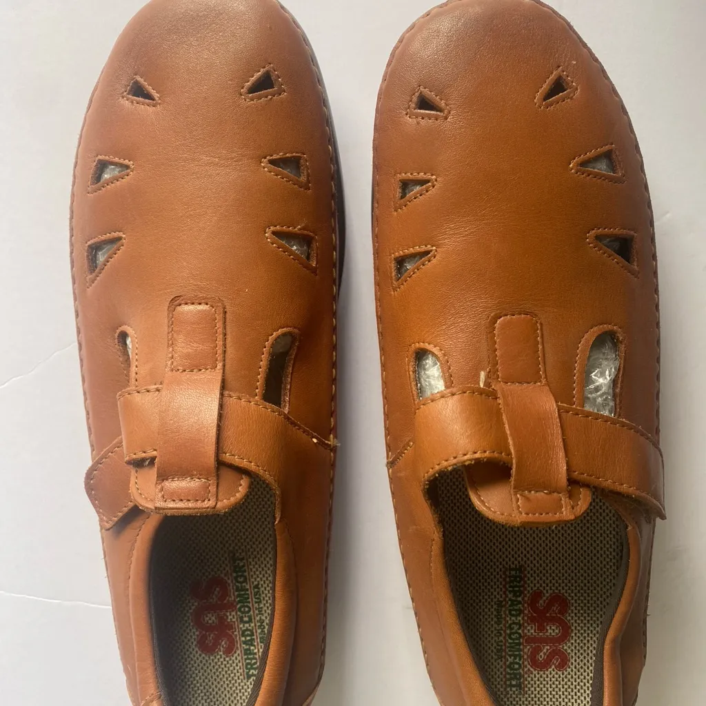 SAS‎ Roamer Tripad Comfort Soft Step Chestnut Brown Shoes Size 12 Tan - Image 5