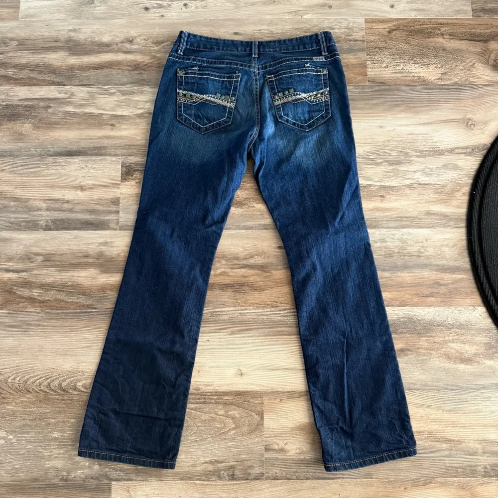 Cruel Denim Abby Jean Womens 31/11R Blue Stretch Low Rise Jeweled Embellished - Image 6