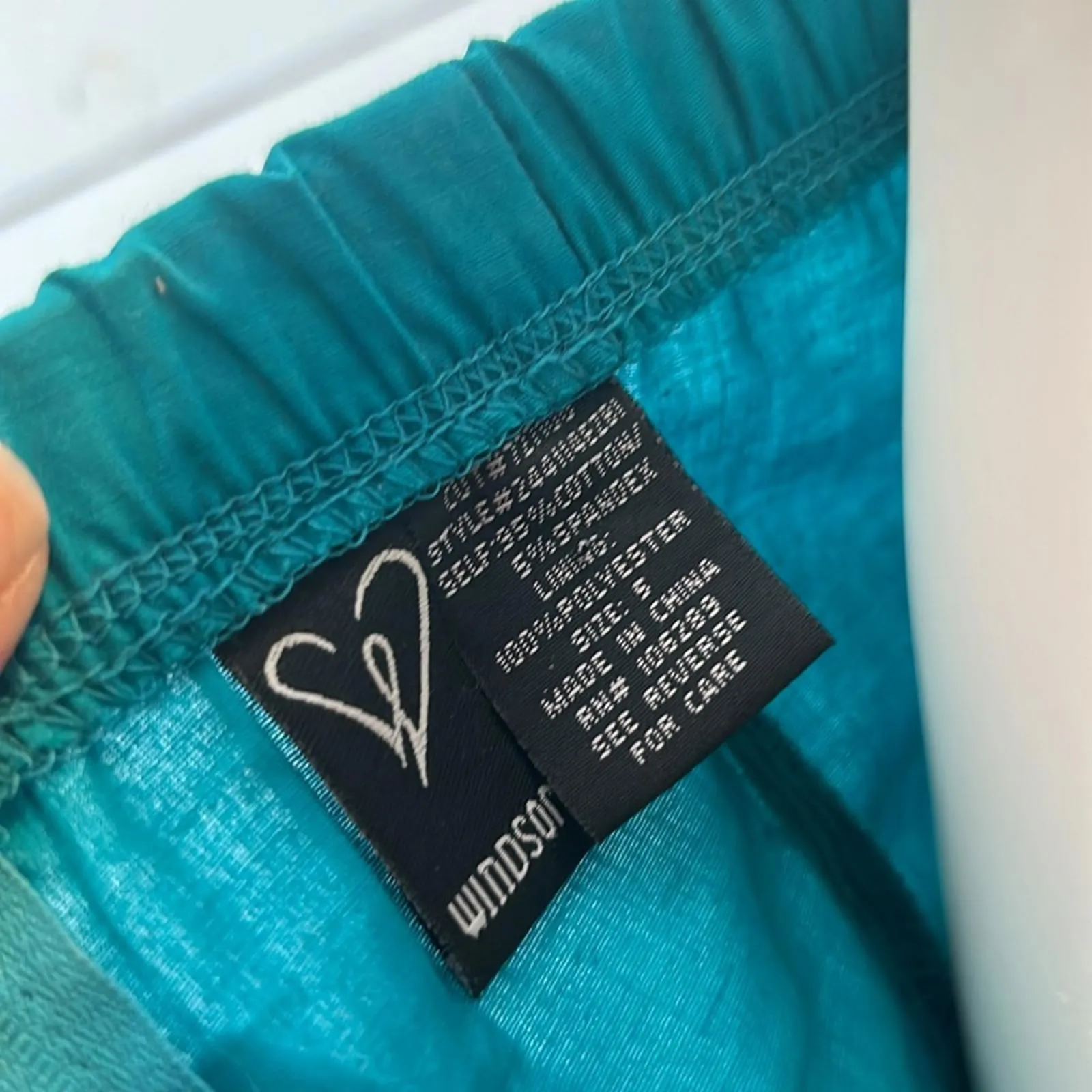 Windsor Womens Strapless Dress Size S Turquoise Bow Pockets - Image 6