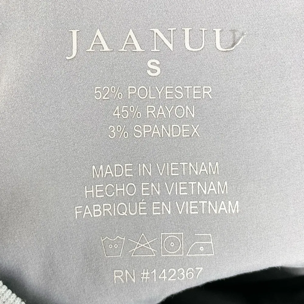 Jaanuu Drawstring 6 Pocket Scrub Pants Graphite Grey Women's Size Small J95110 - Image 5