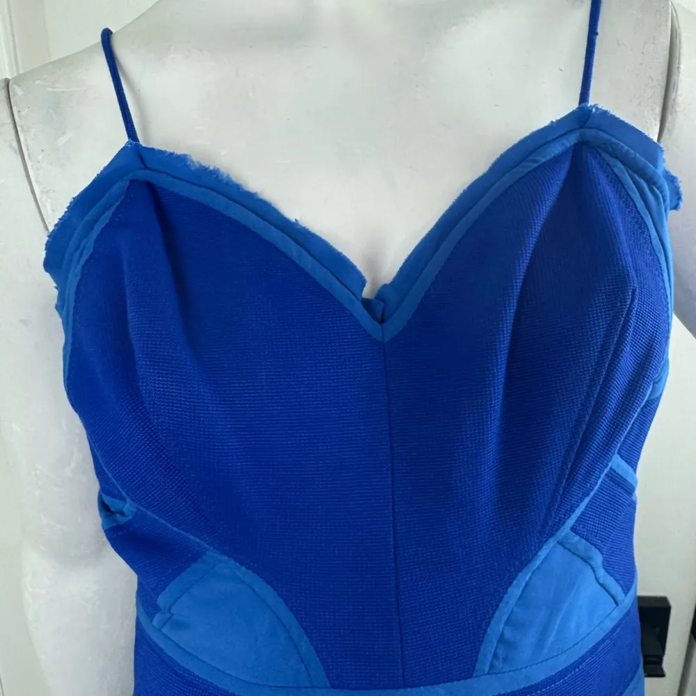 Zac Posen Elegant Blue Spaghetti Strap Dress #109 - Image 5