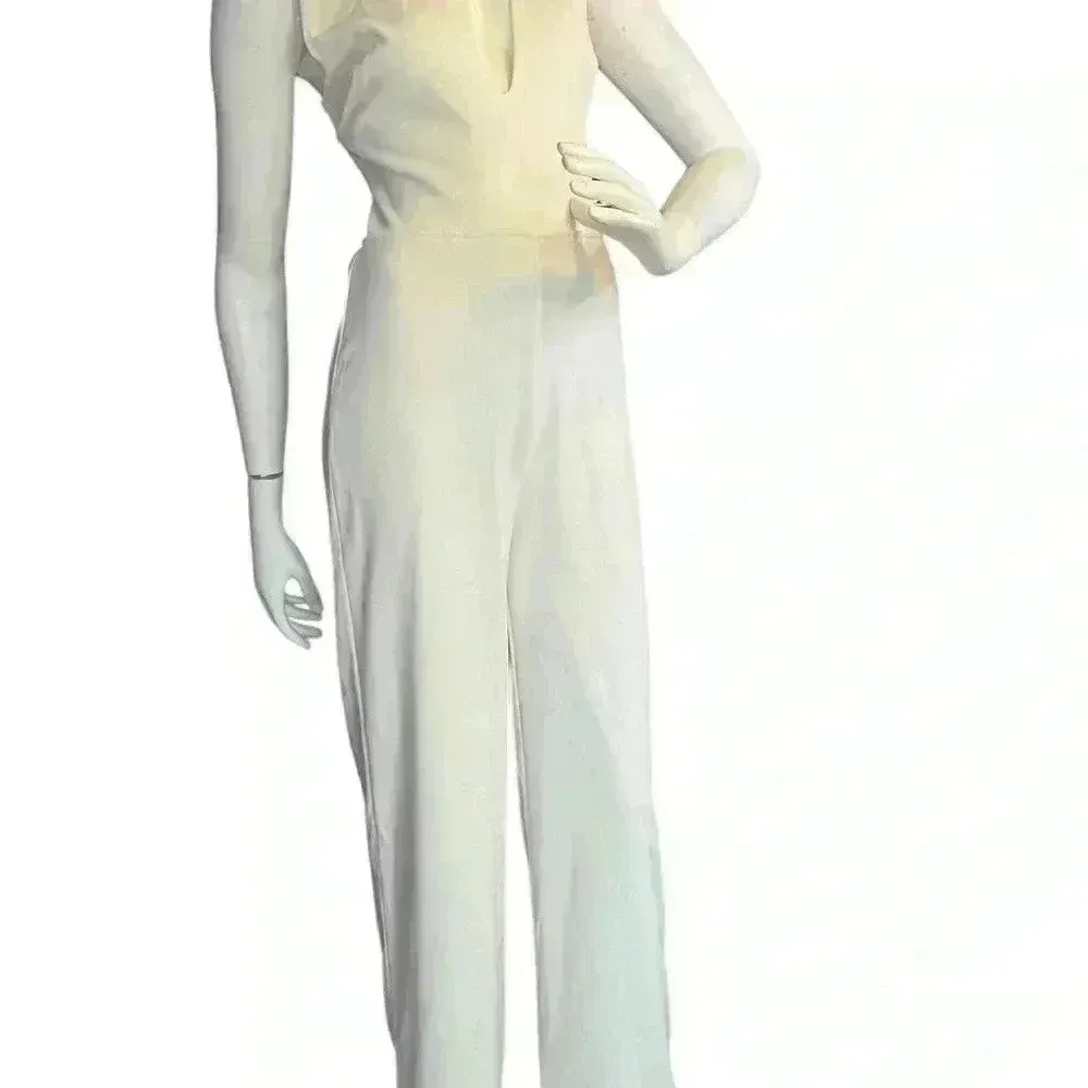 Lulus Lulu’s Chic White Jumpsuit Size Medium New With Tags. - Image 7