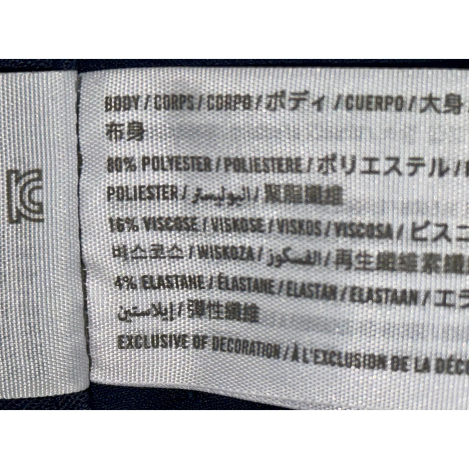 Abercrombie & Fitch Curve Love Blue High Waisted Dress Pants Trousers Women 25 0 - Image 4