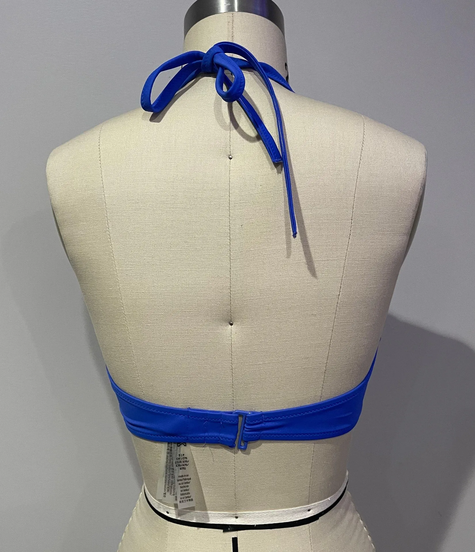 PINK Strappy V Wired Plunge Bikini Top - Image 5