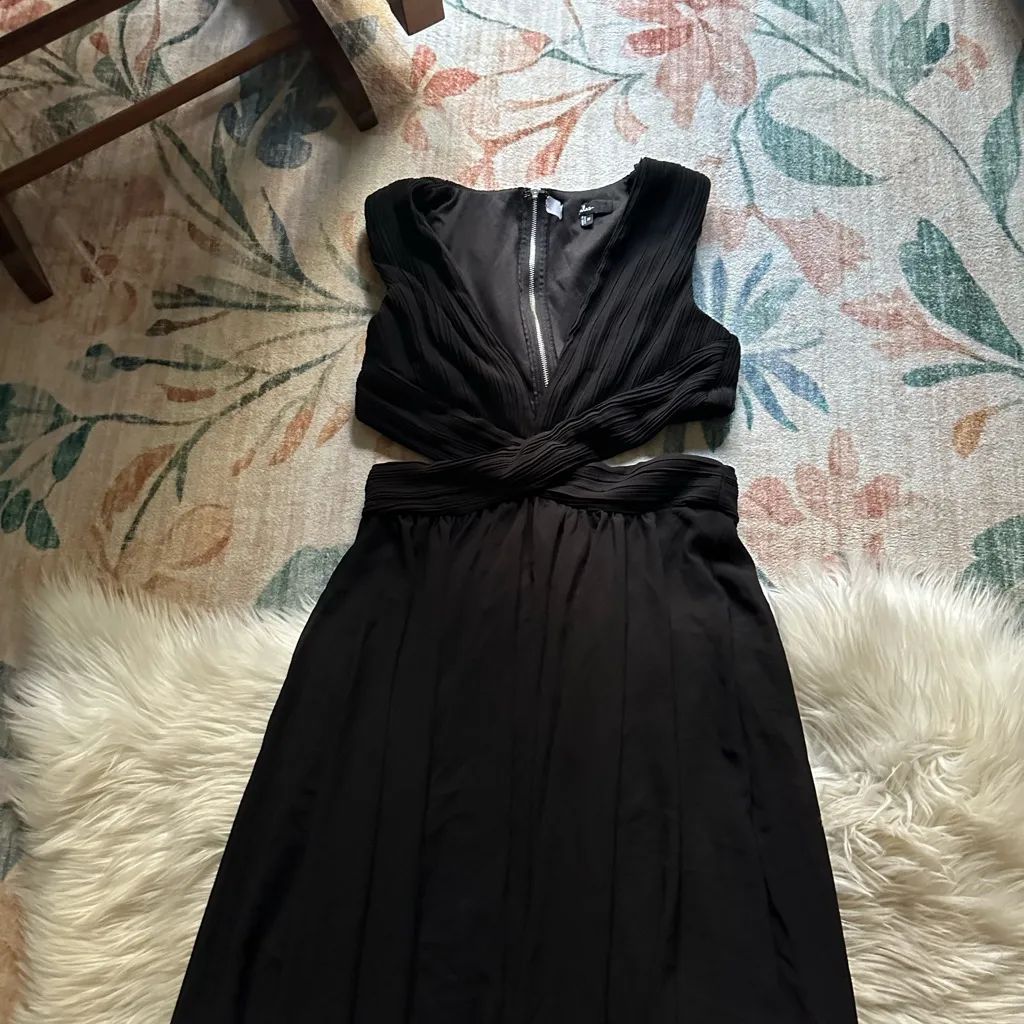 LULU’S Vivid Imagination Black Cutout Maxi Dress - Image 6