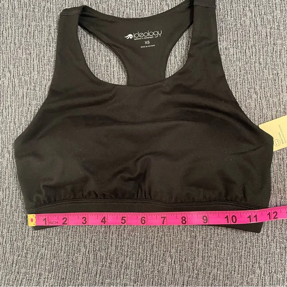 Ideology Black Sports Bra - Image 10