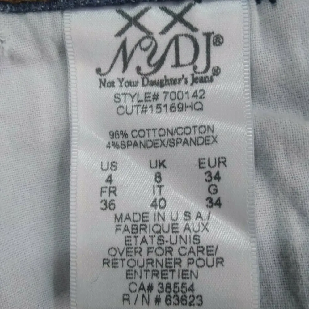 J111 EUC NYDJ High Rise Bootcut Jeans size 4 - Image 3