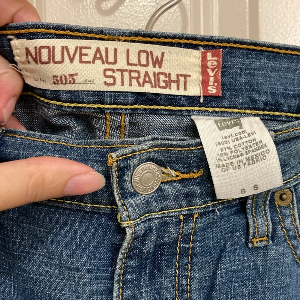 Levi’s Nouveau Low Straight Leg 505 Jeans - Image 5