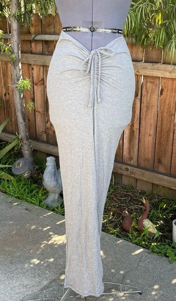 SKIMS Soft Lounge ruched stretch-jersey maxi skirt  size M - Image 5