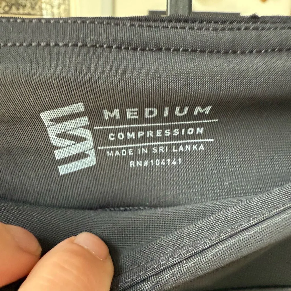 Second Skin Compression Pants Leggings Black M 28” Inseam Size M - Image 9