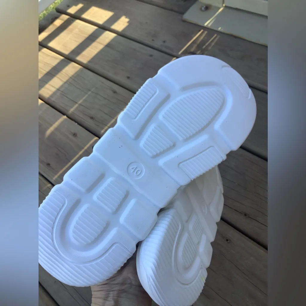 Comfy lightweight casual sandals 🖤🤍🖤 Black Size 8.5 - Image 8