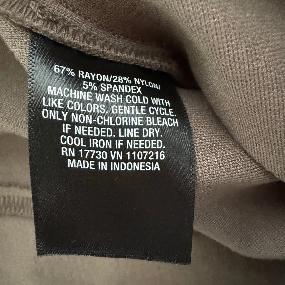 A New Day  Brown Split Leg Pants Size Small New - Image 8