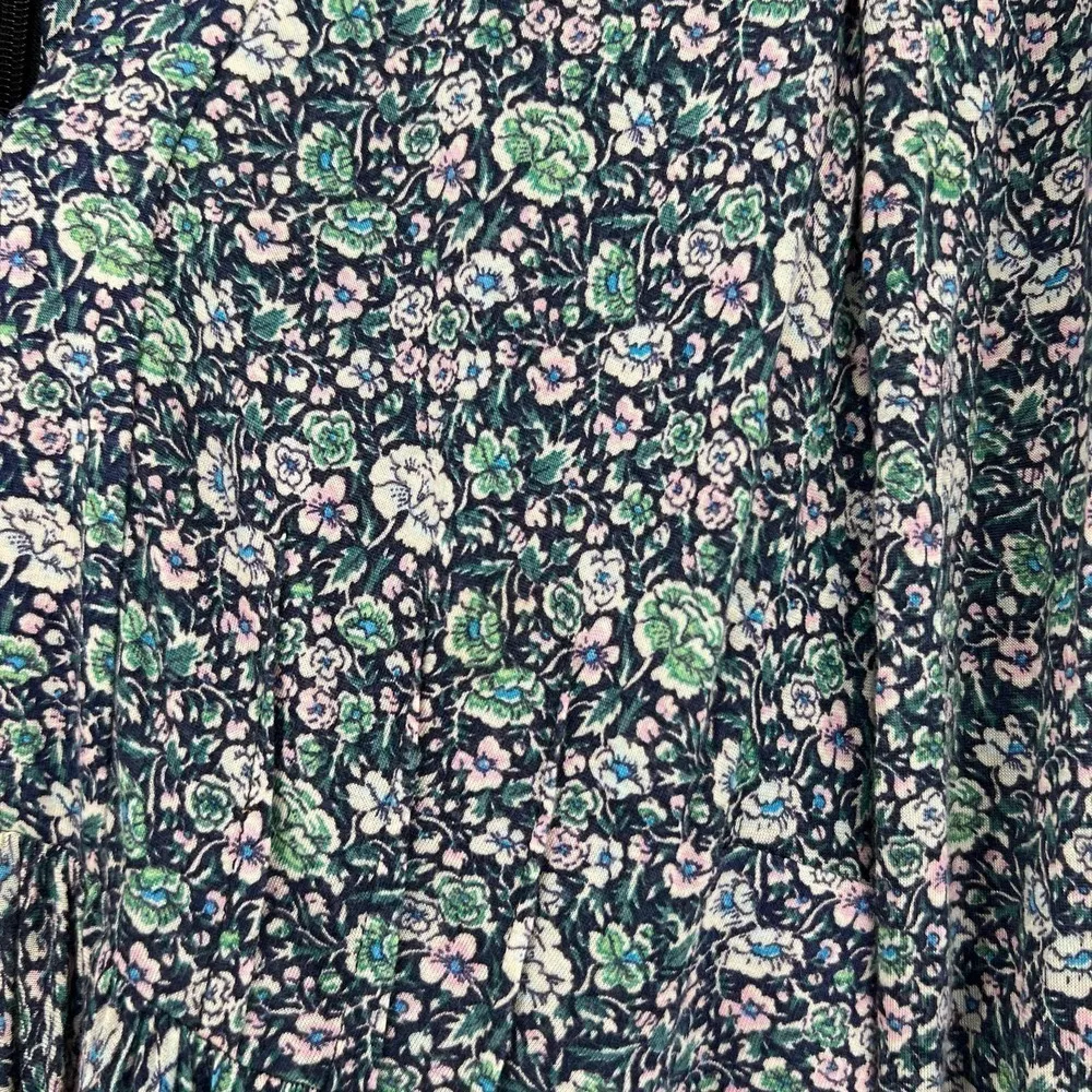 Rebecca Taylor blue long sleeve wool blend lavish garden floral dress size 6 - Image 10