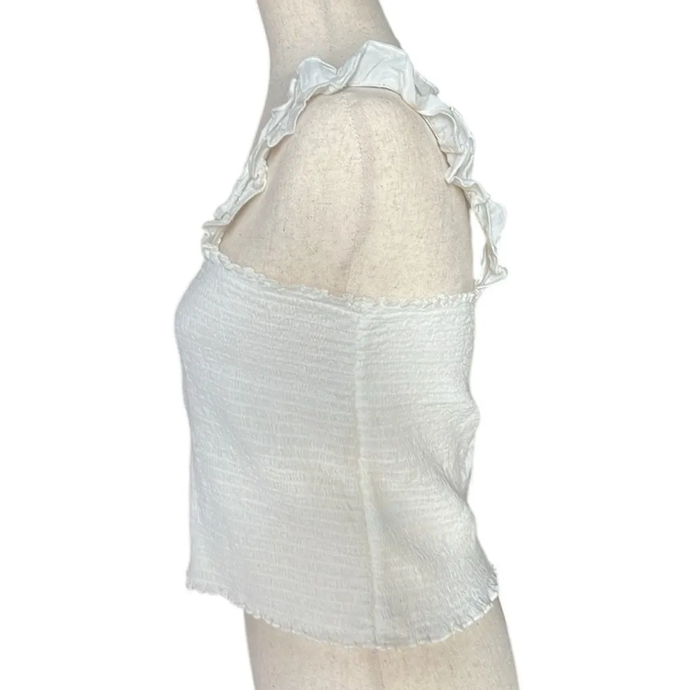 Aerie Smocked tank top with ruffle sleeve - Image 8