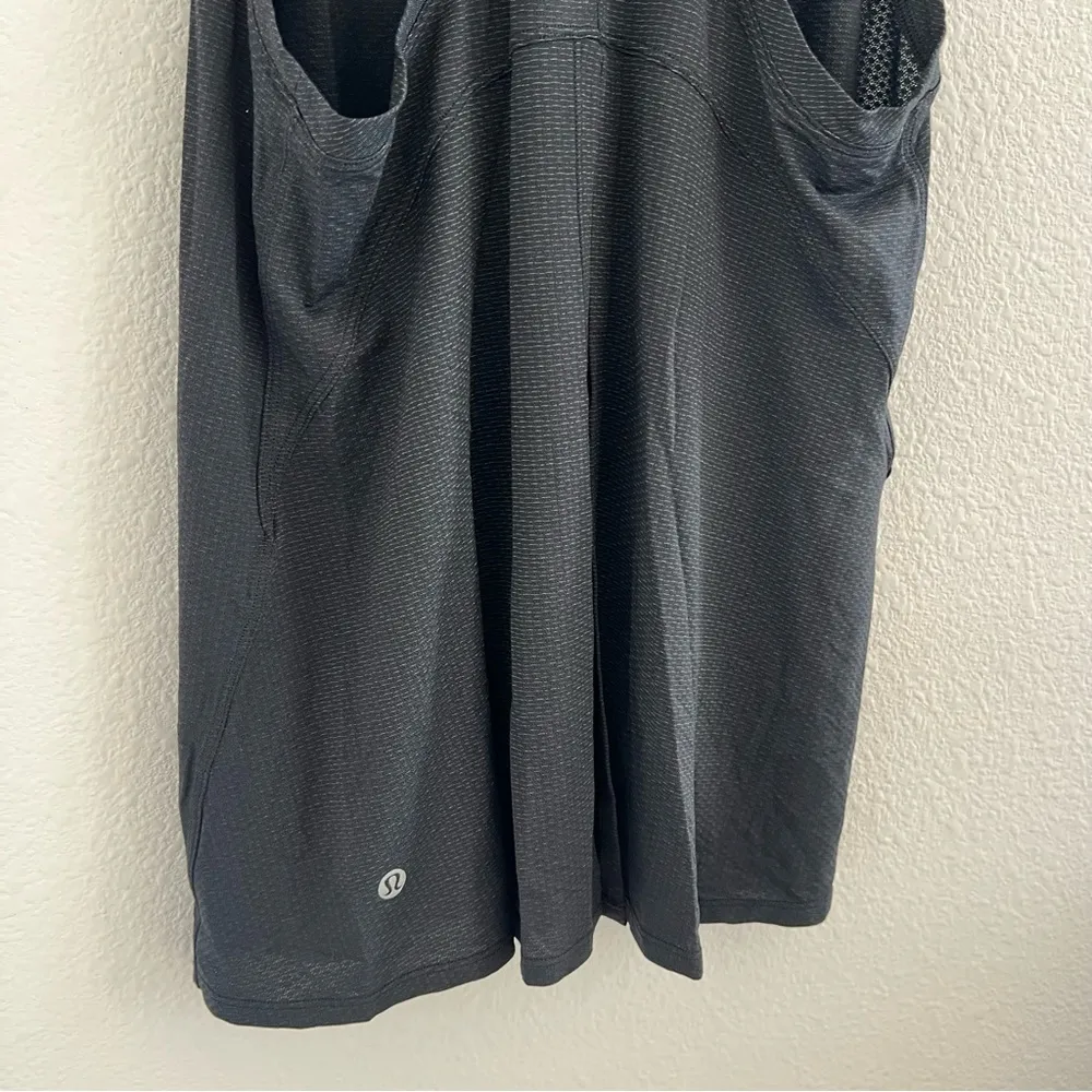 Lululemon Conduit Singlet Tank Back Split Black Neutral 6 - Image 7