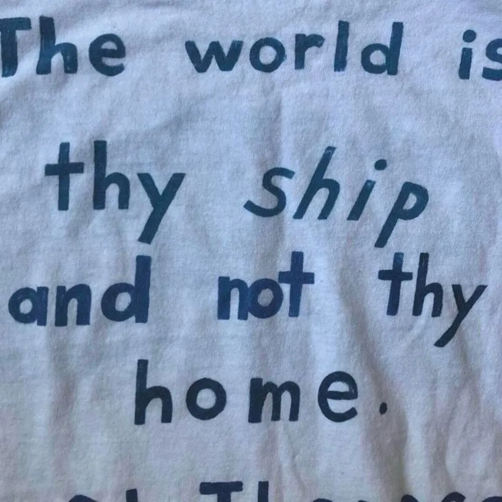 Catholic StellaMaris hand painted tshirt White Size M - Image 7