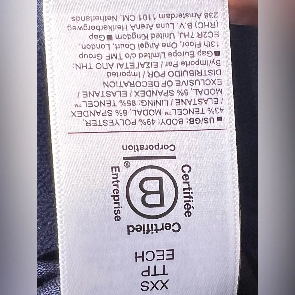 Athleta Seasoft Bubble Hem Hoodie in Blue.  Size XXS - Image 11