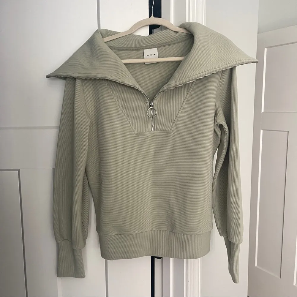 Varley Vine Sage Half-zip Jersey Sweatshirt pullover - Image 2
