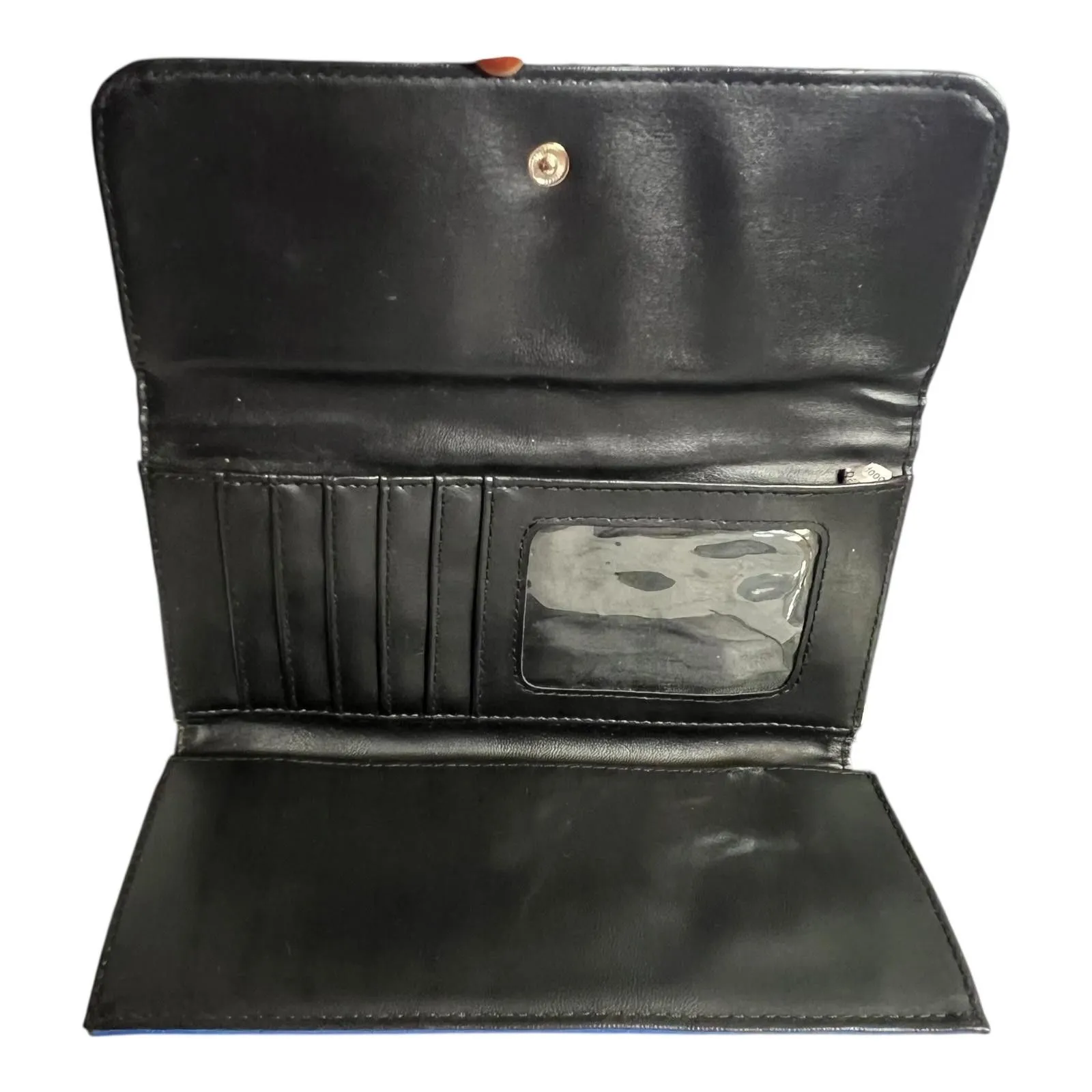 Betty Boop Wallet Womens One Size Blue Dancing Boop Style Canvas Zip Clutch - Image 4