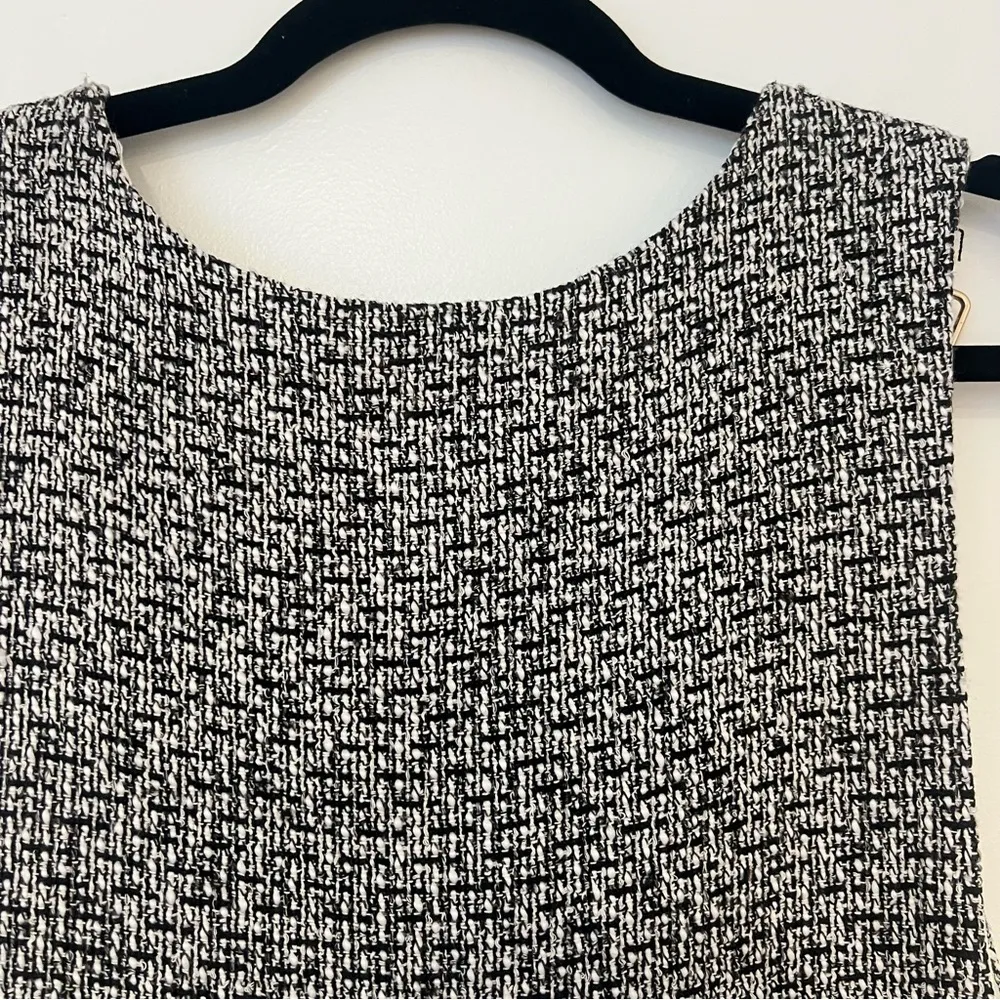 NEW Hayden Tweed Black and White Overall Dress - Image 8