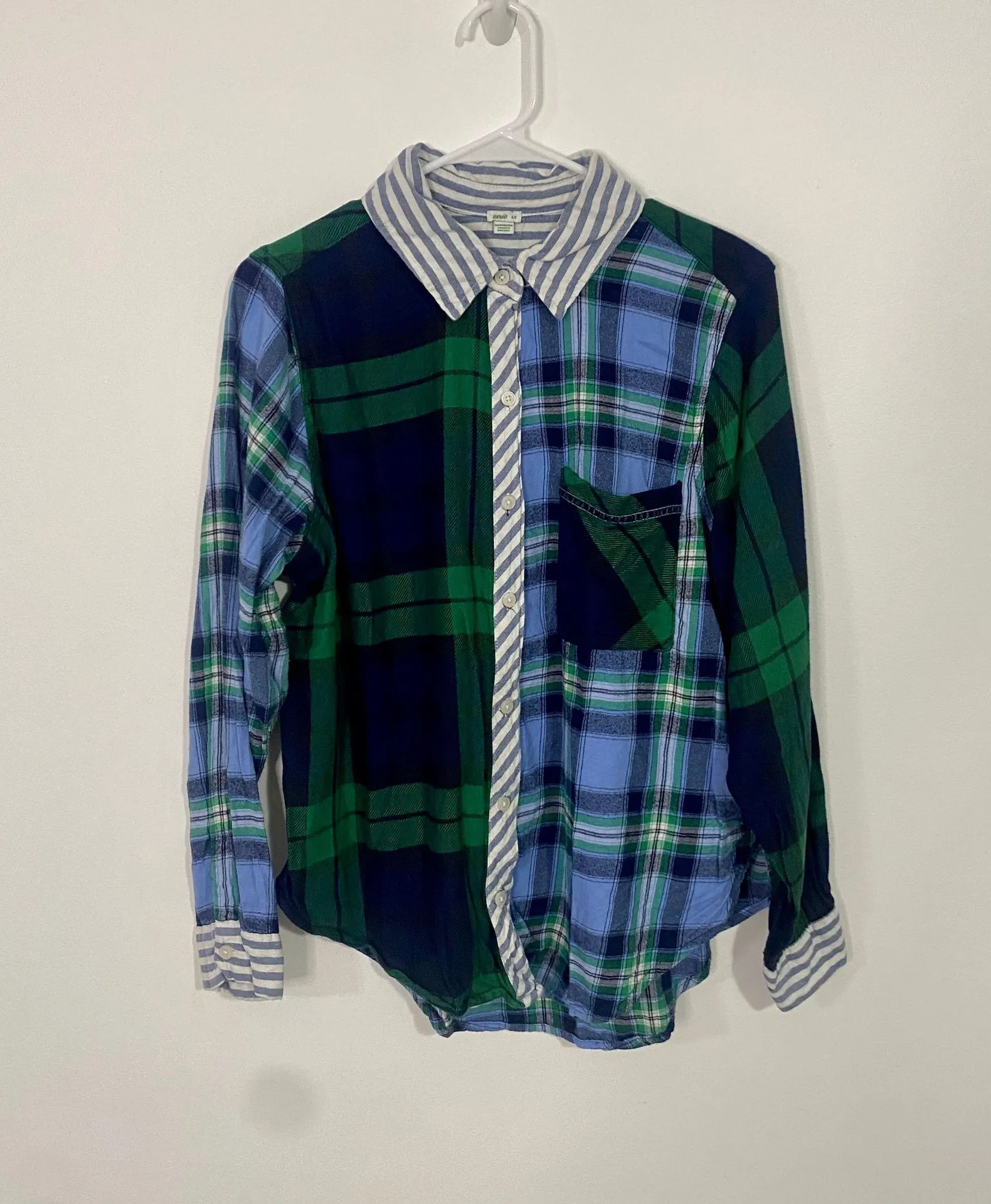 Aerie Mixed Plaid Flannel - Image 9