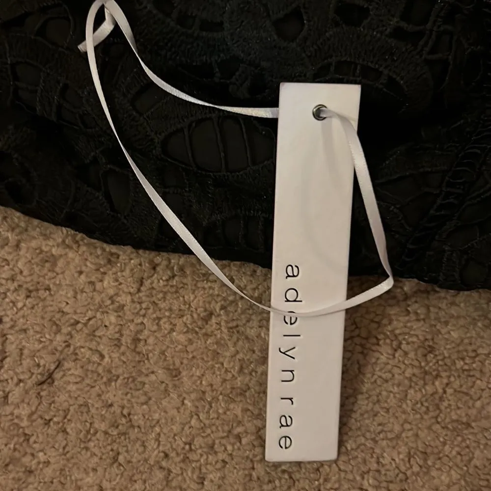 NWT Adelyn rae large black romper - Image 7